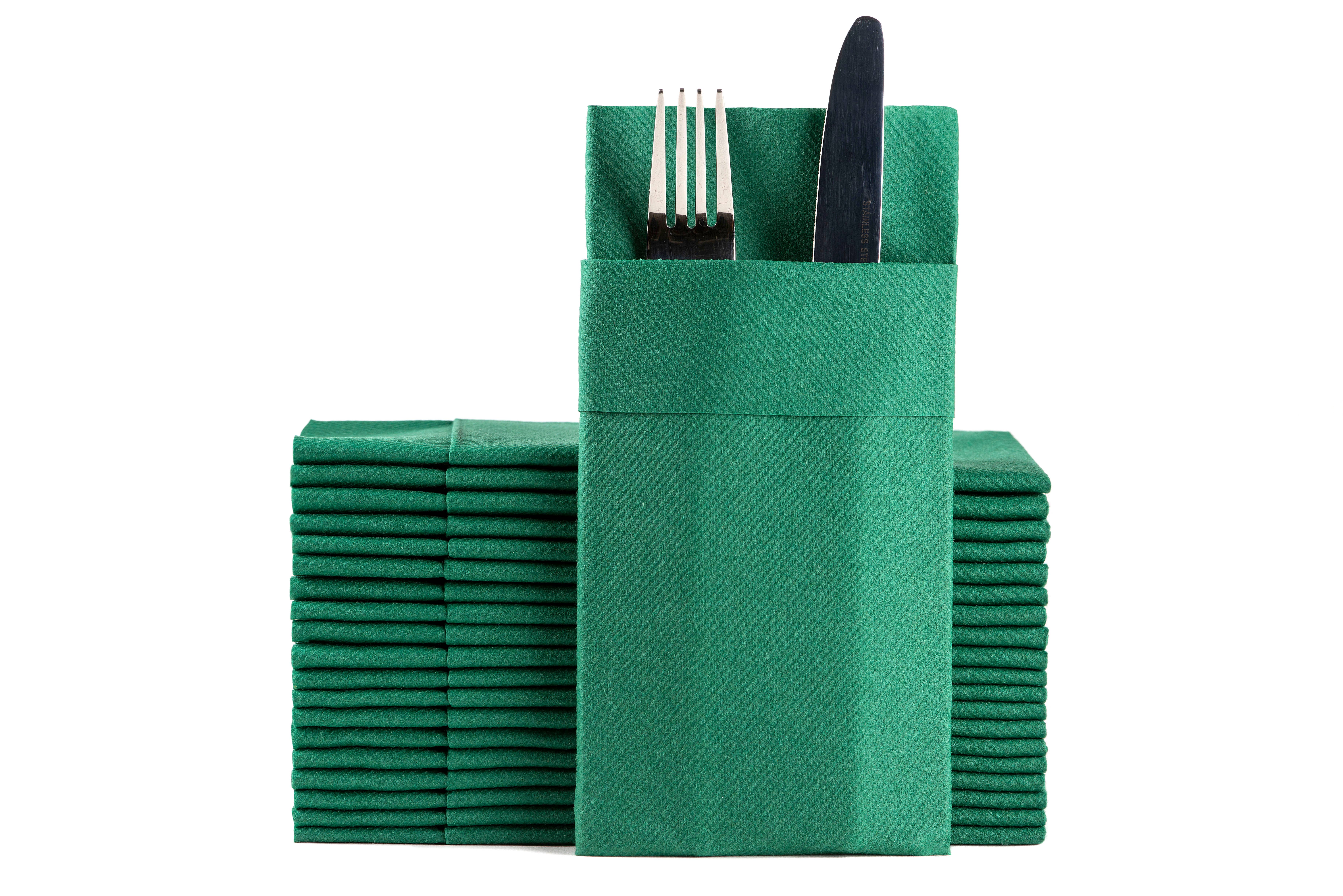 Moyes Home – wholesale Disposable napkin – Premium Linen-Feel Dinner Napkins Disposable with Pocket5