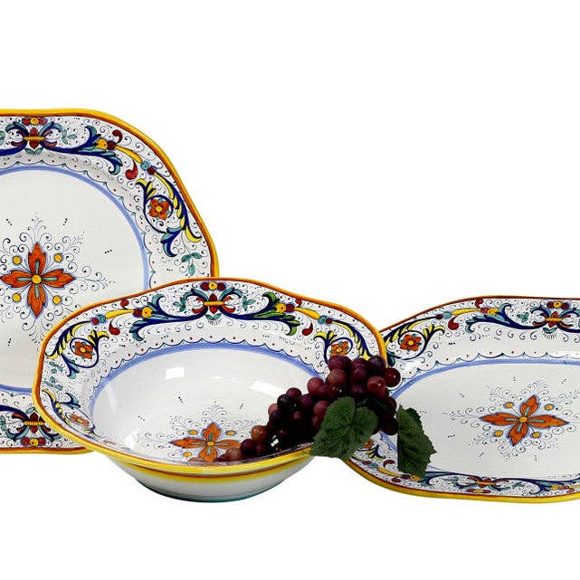 RICCO DERUTA Deluxe : grands plats de service pour la vente par Artistica - Deruta of Italy