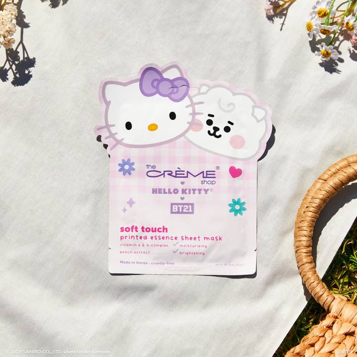 GenFresh - Wholesale Skincare Face Mask - Hello Kitty & BT21 Soft Touch Printed Essence Sheet Mask