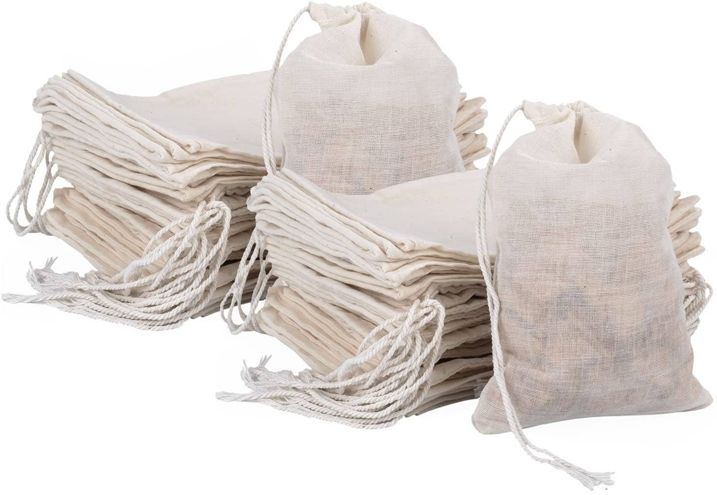 ElleTee's Essentials - Wholesale Soap Pouch/Sack/Bag - Cotton Drawstring Soap Saver Pouch1