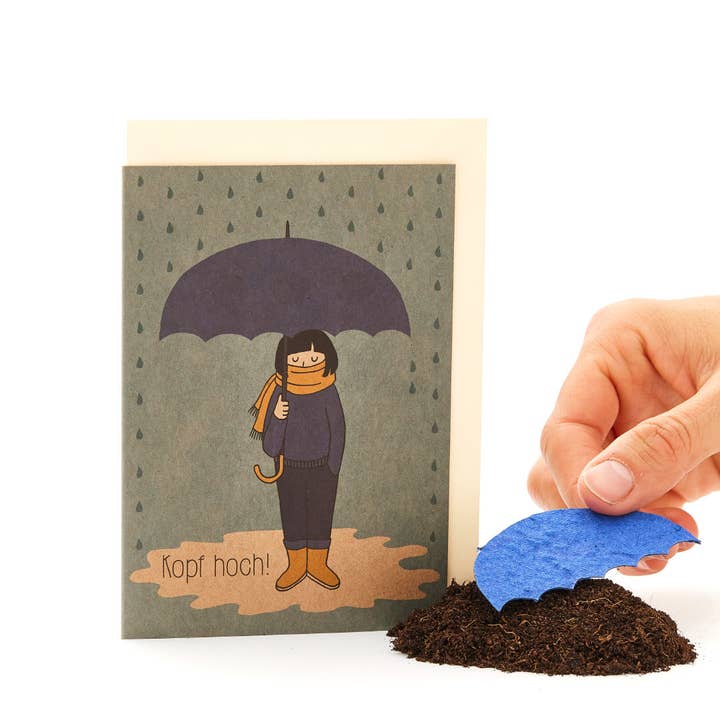 TDJ Stadtgärtner GmbH - Wholesale Everyday Greeting Card - Greeting Card - Chin Up1