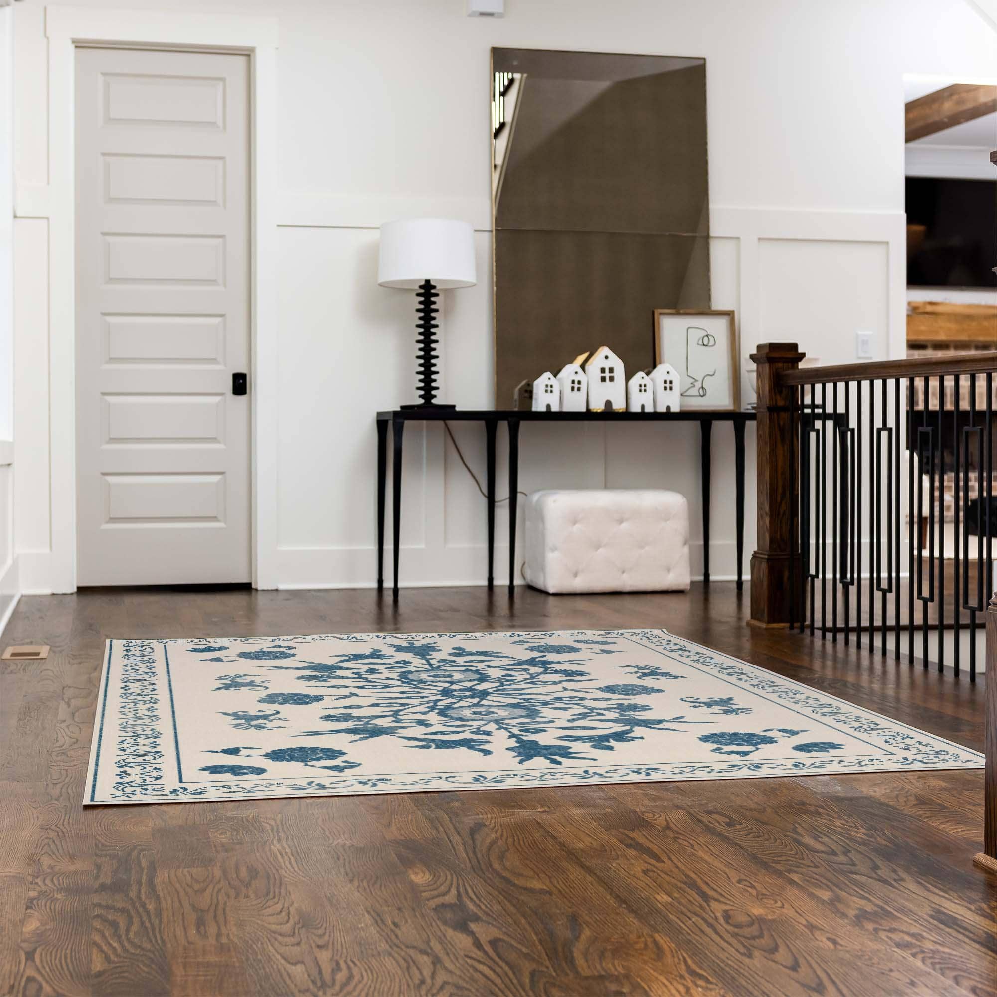 Carolina Creekhouse - Wholesale Floor Mat - Amelia FloorFlat | Blue - Premium Vinyl Mat1
