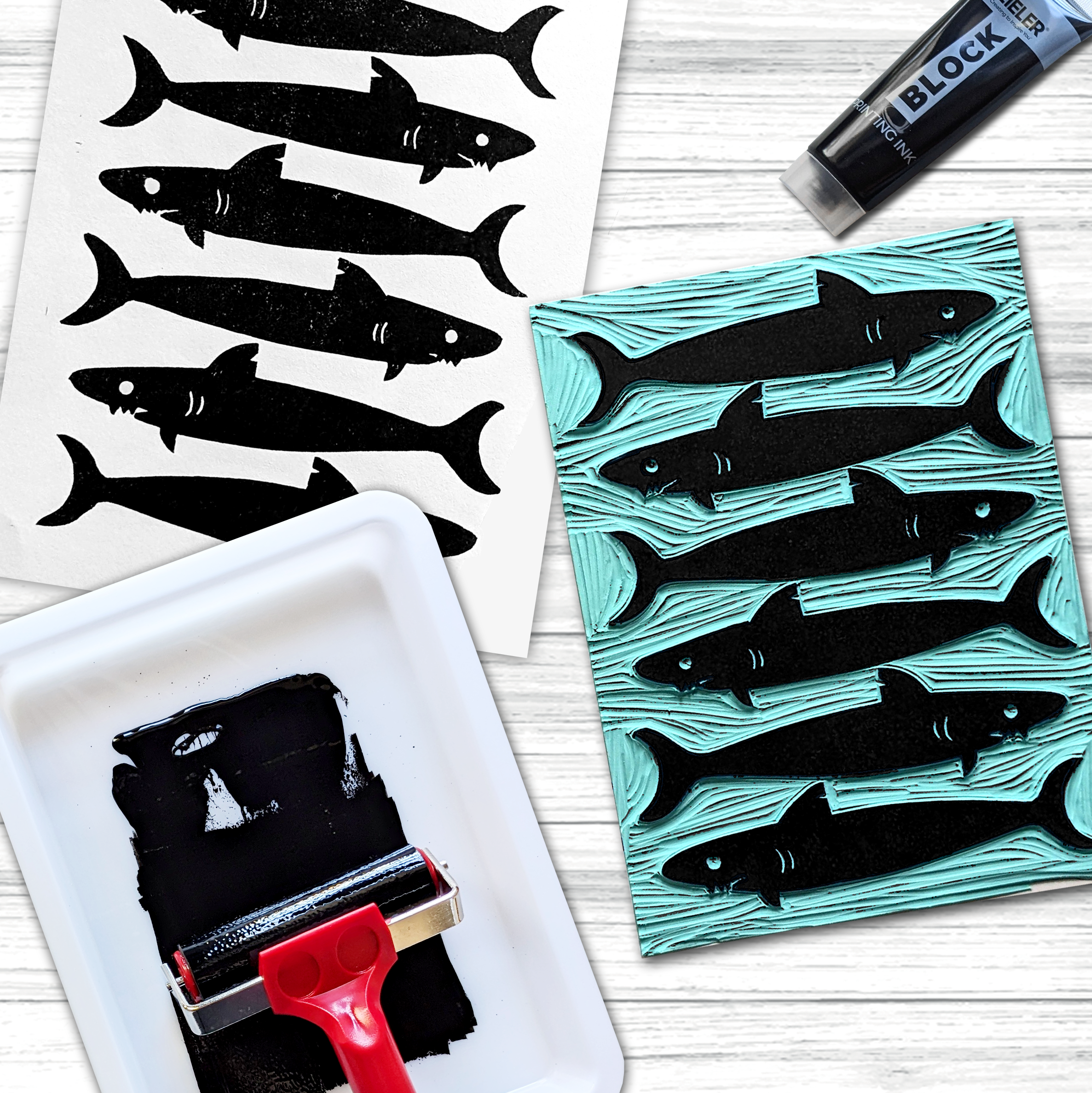 Zieler - Wholesale Craft Supplies - A4 Lino Sheets – Lino Printing Block Sheets – by Zieler®4