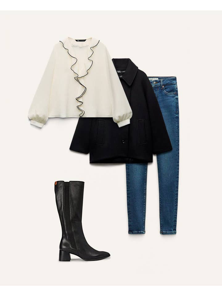 POPA - Wholesale Boots - Women's - Ayse Black Leather Boot7