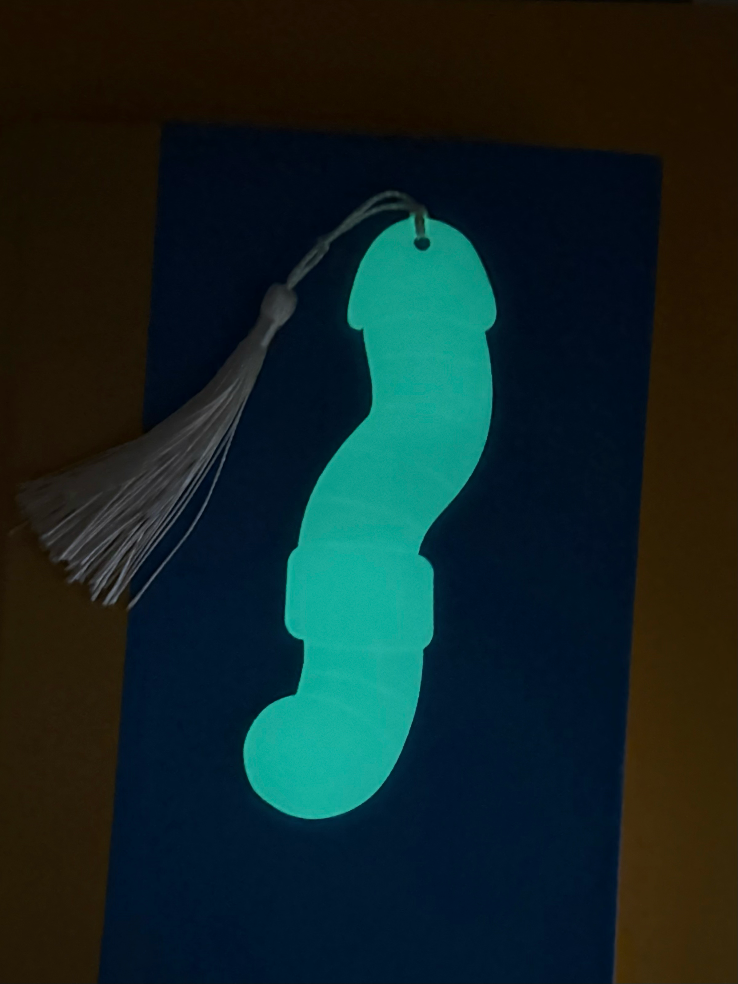 Cockmark - Wholesale Bookmark - Glow Worm Cockmark Bookmark3