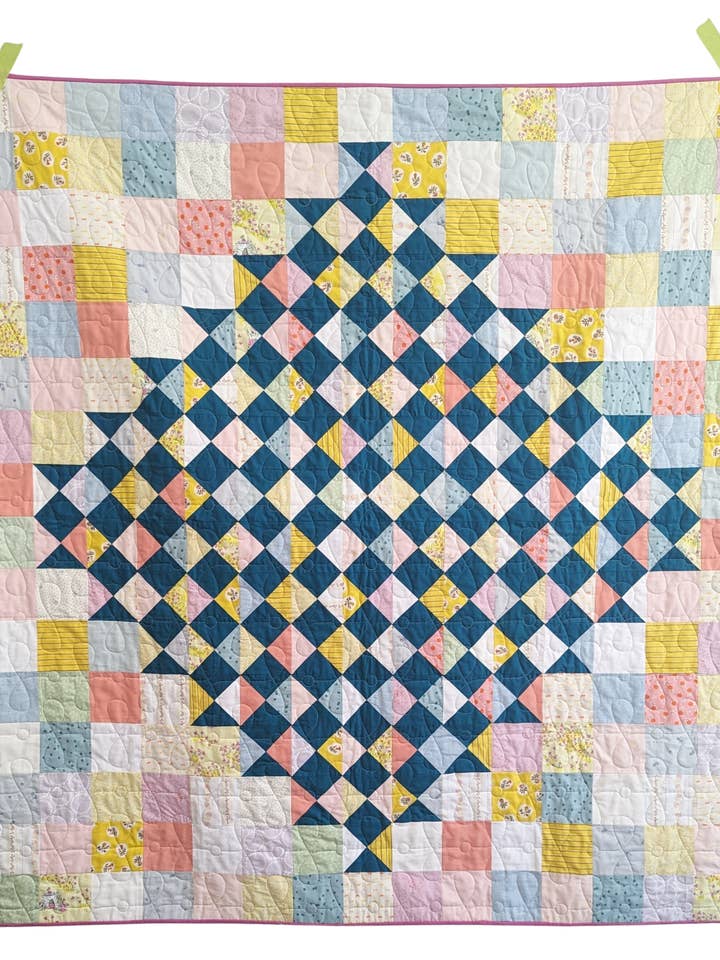 Motivo trapuntato in carta ingioiellata per la vendita all'ingrosso da parte di Slightly Biased Quilts