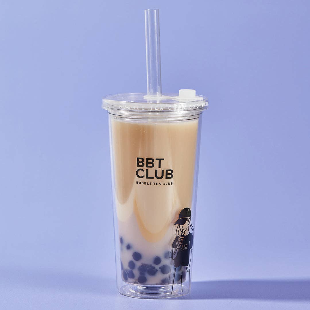 Bubble Tea Club – Engroshandel Drikkeglas/kop – Genanvendeligt bubble tea glas sæt1