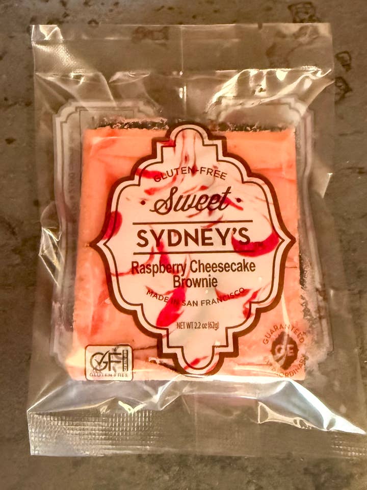 Raspberry Cheesecake Brownie 12 pack for wholesale by Sweet Sydney's