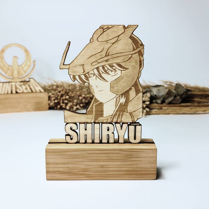 Studio Rima - Wholesale Decorative Figurine - Saint Seiya Wooden Statuette - Geek Trophy Home Decor5