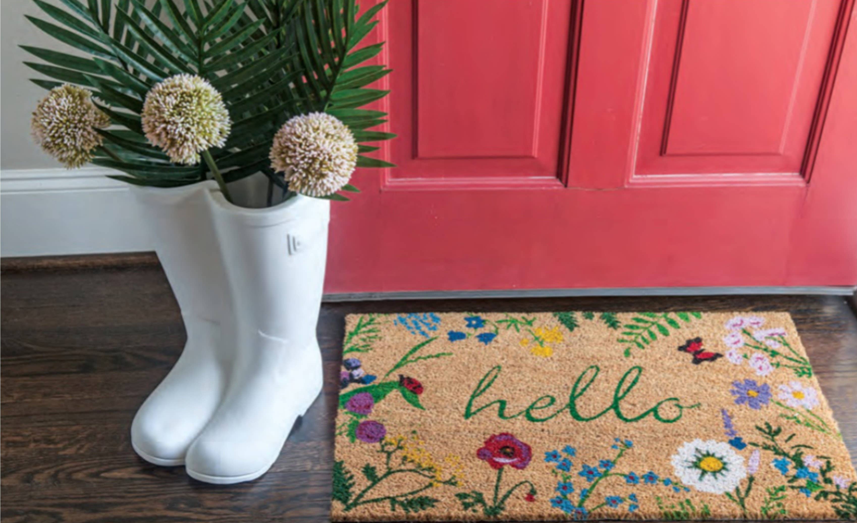 Calloway Mills - Wholesale Door Mat - Spring Floral Hello Doormat5