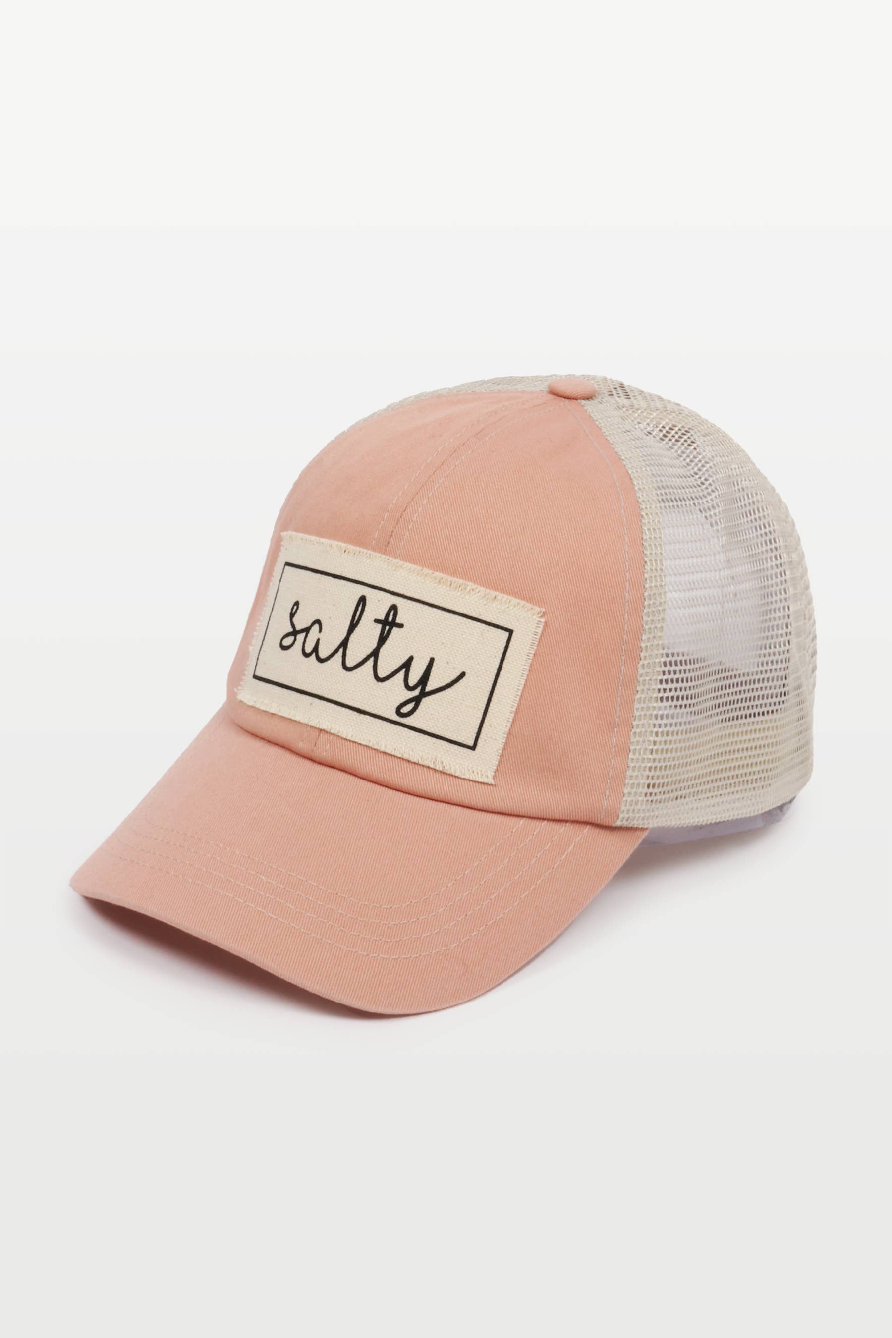 David And Young - Wholesale Baseball Cap - Women's - Salty Canvas Patch Mesh Back Baseball Cap8