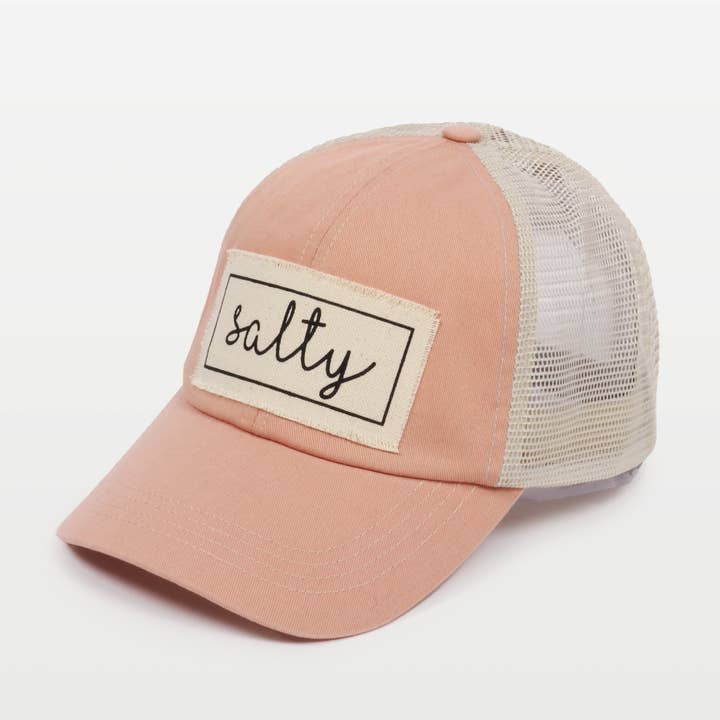 David And Young - Wholesale Baseball Cap - Women's - Salty Canvas Patch Mesh Back Baseball Cap8