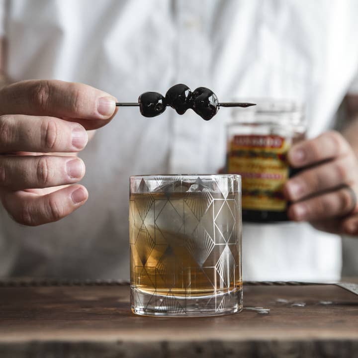 Viski - Wholesale Cocktail/Liquor Glass - Metropolis Deco Crystal Tumbler2