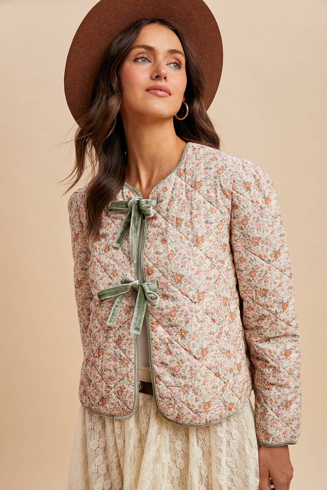 In Loom – Blusão - Mulher por atacado – CASACO DE VELUDO COTELÊ ACOLCHOADO7