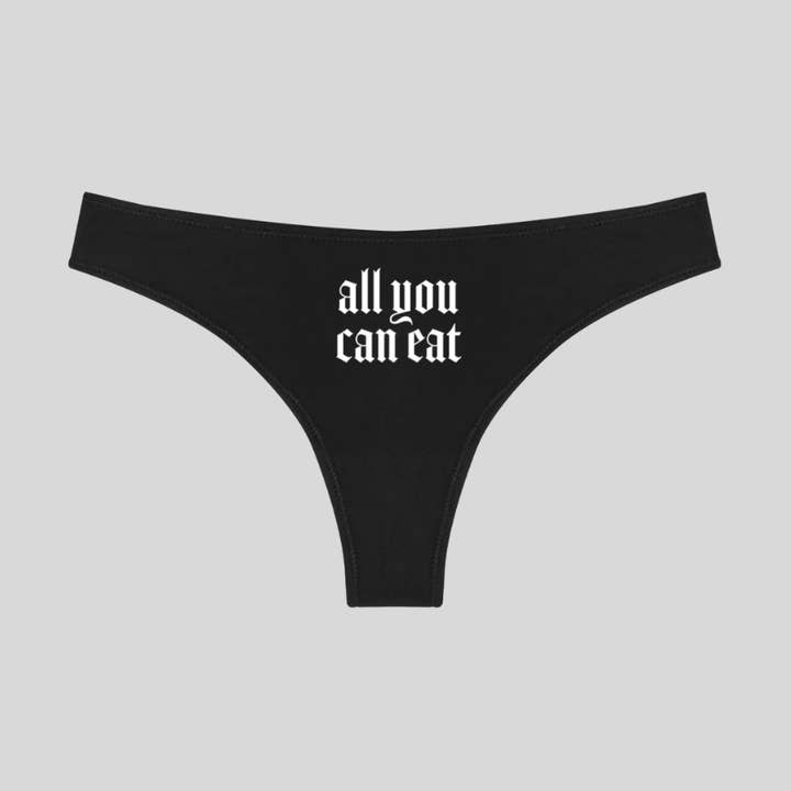 Wickedly Divine Shop - Vente Sous-vêtements – femme - String gothique BDSM lingerie tanga, à volonté0