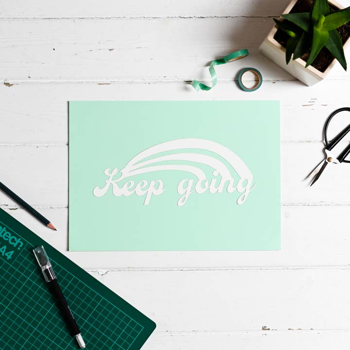 My Papercut Forest - Wholesale DIY Craft Kit - Positive affirmation DIY paper cutting kit, adult craft kit