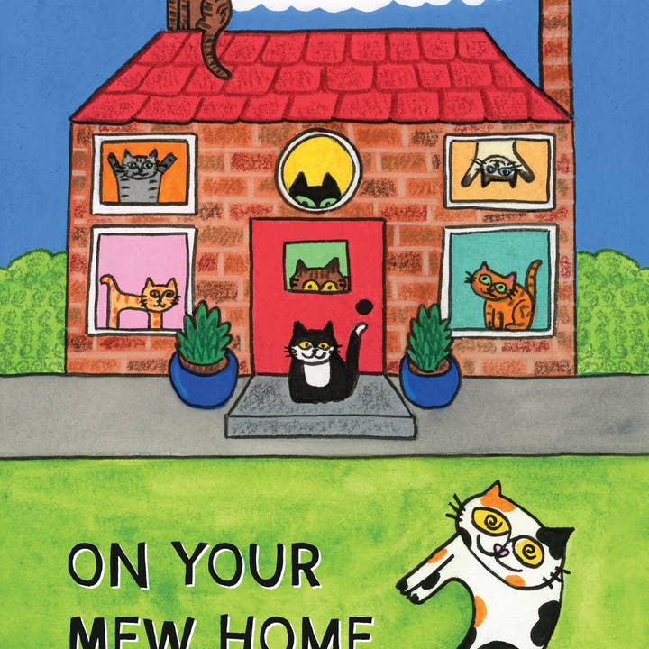 Over the Mewn - Wholesale Valentine's Day Card - 'ConCATulations On Your Mew Home' Card1