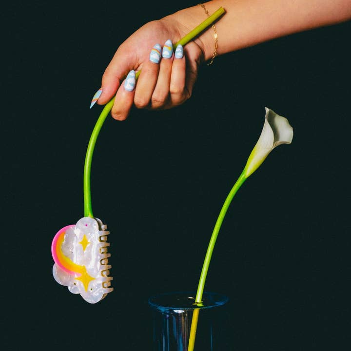 Yuuka Universe - Wholesale Hair Clip - Women's - Cloud Hair Claw, Rainbow Hair Claw, Whimsical Claw3