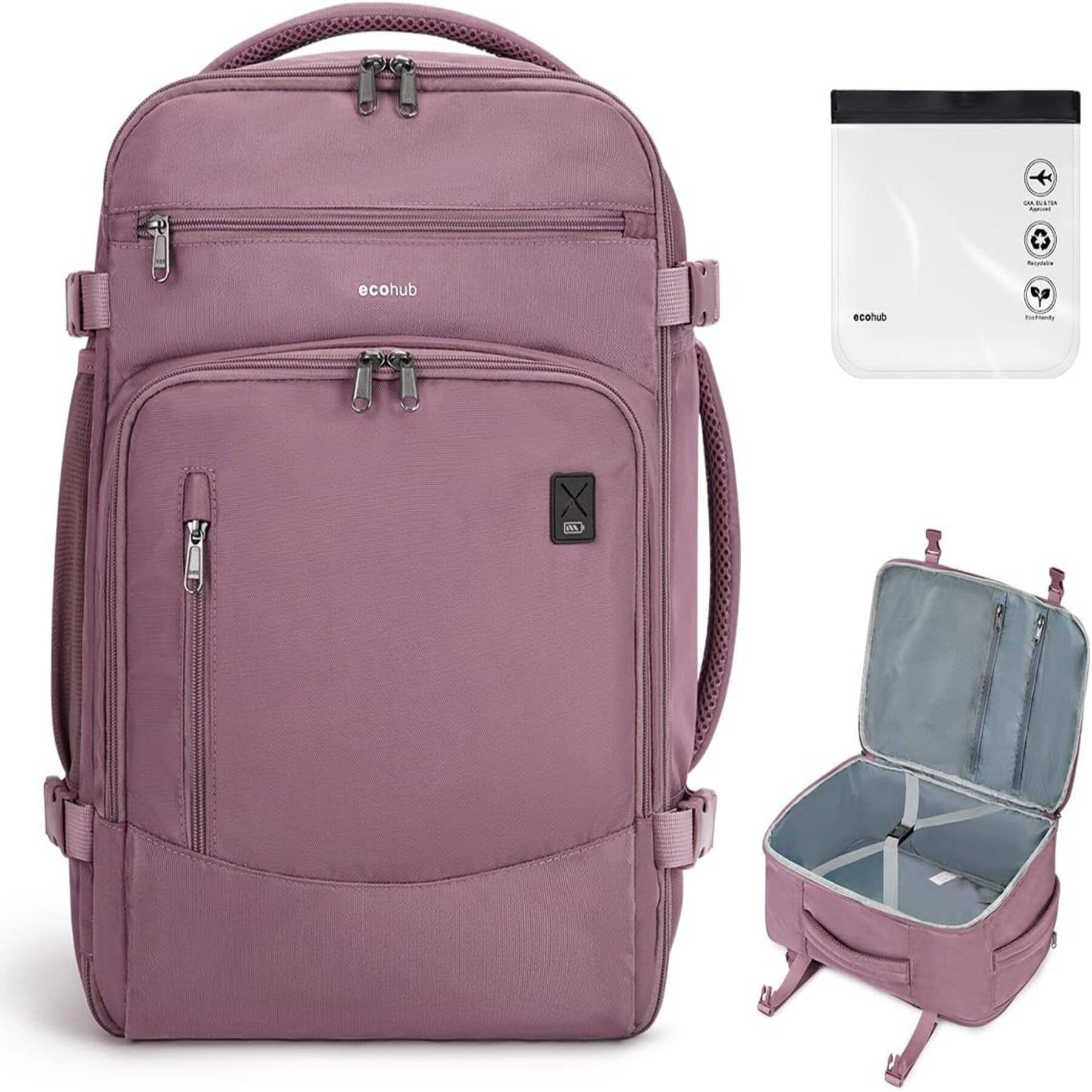 wandf - Wholesale Backpack – Unisex - ECOHUB 30L Flight-Approved Backpack USB Charging Port Bags27