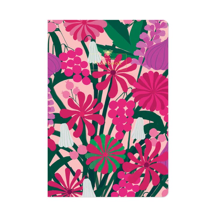 Notebook Wild Garden for wholesale by Polka Paper