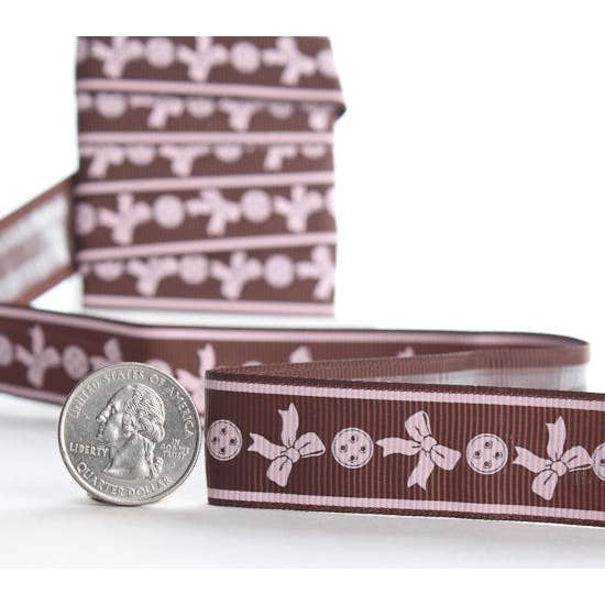 Factory Direct Craft – wholesale Band – Knappar & Rosetter Band - 2 yard x 7/8 tum