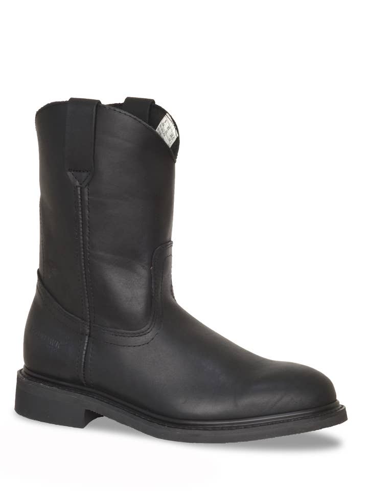 Roper Black Full Grain Leather Men's Boot for wholesale by RedHawk Boot Co.