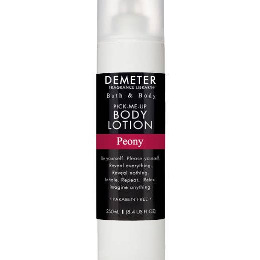 Peony 8.4oz Body Lotion for wholesale by Demeter Fragrance Library