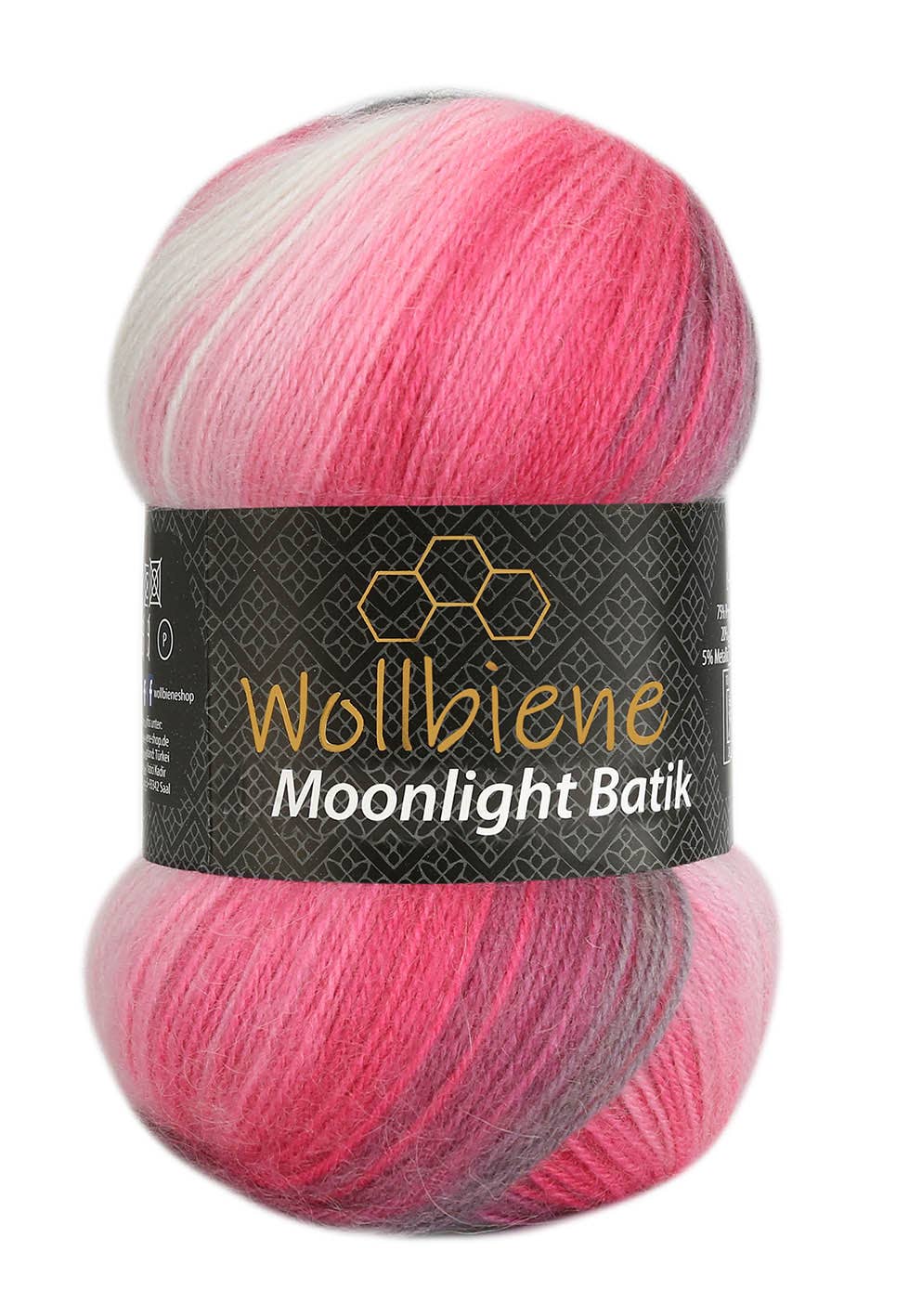Wollbiene - Wholesale Yarn - Wool Bee Moonlight Batik Crochet Knitting Wool DIY12