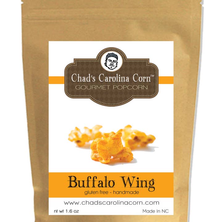 Chad's Carolina Corn - Wholesale Popcorn - Buffalo Wing - 1.6 oz0