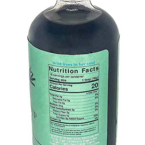 Sailor Mercy - Vente Supplément oral/vitamine - Sirop de sureau Sailor Mercy 8 oz3