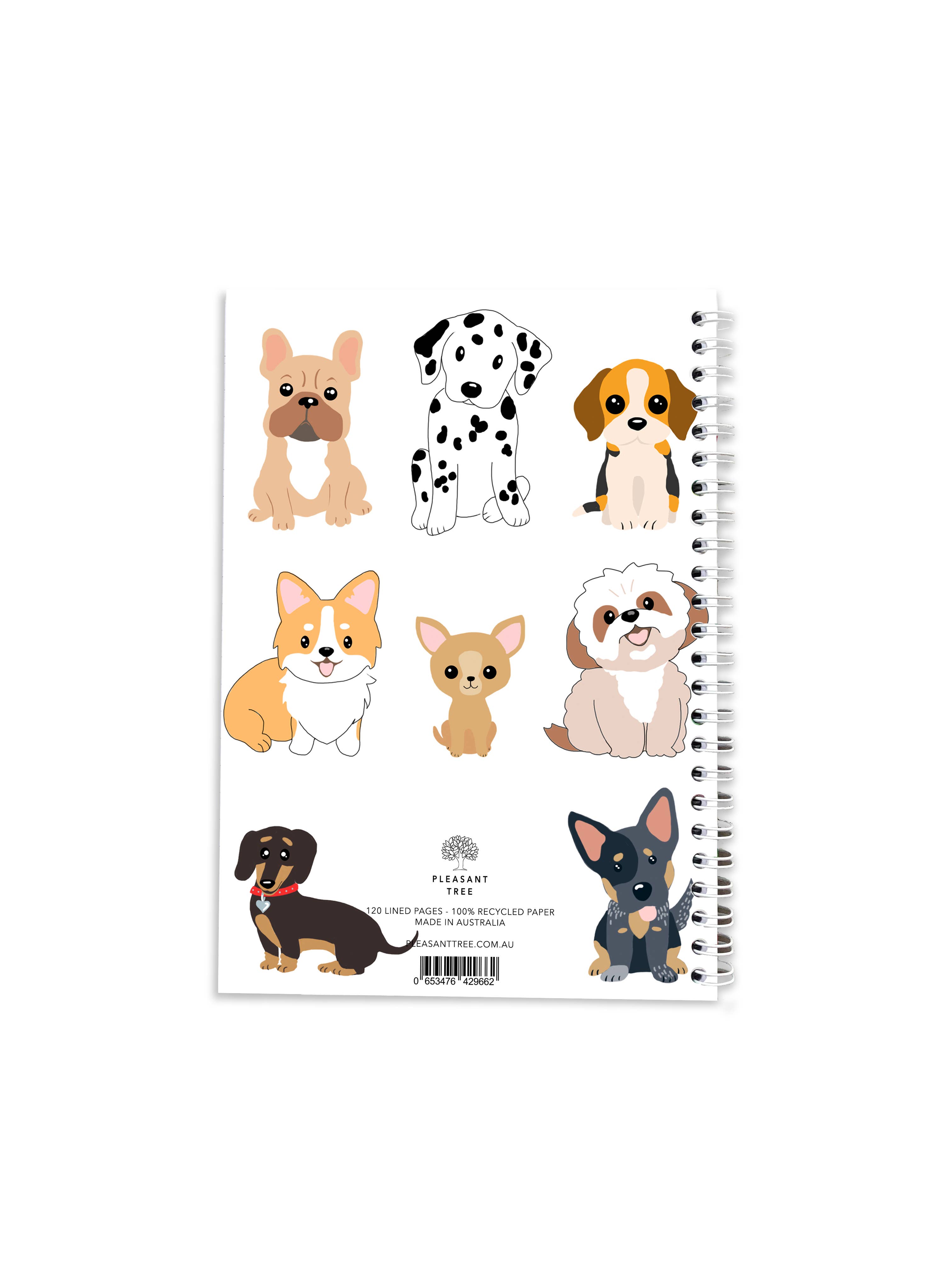 Pleasant Tree - Wholesale Notebook - Puppies - A5 Notebook2