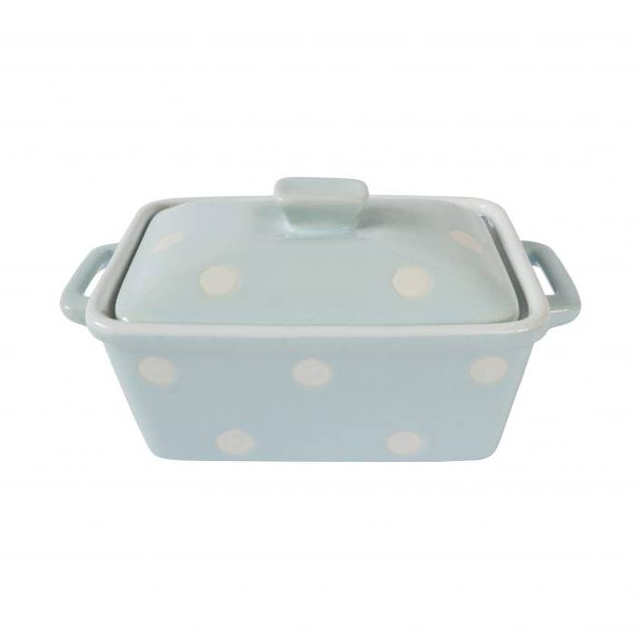 Pastellblaue Butterdose Isabelle Rose für den Großhandel von Isabelle Rose