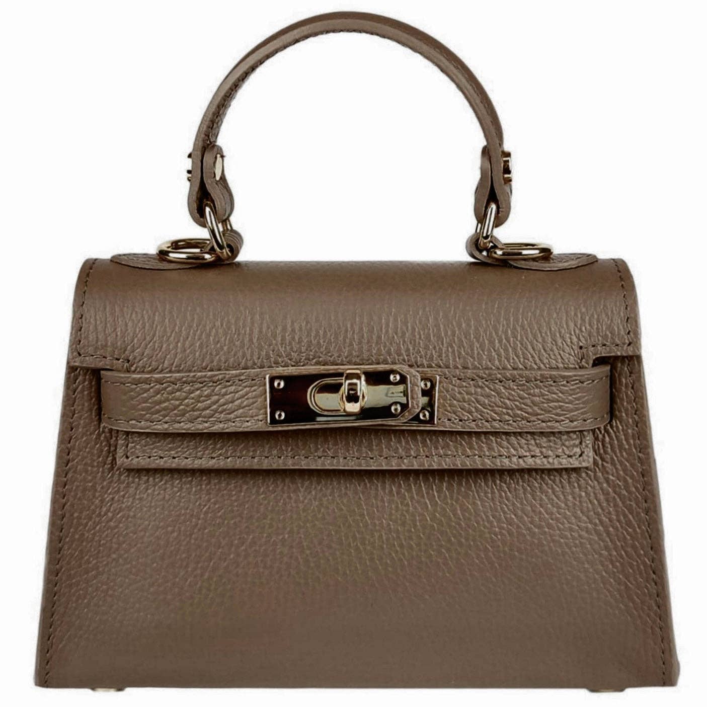 MODARNO - Wholesale Top Handle Bag - Women's - Modarno Dollarno Women's Handbag “Kelly” in genuine leather 21x8x14 cm6