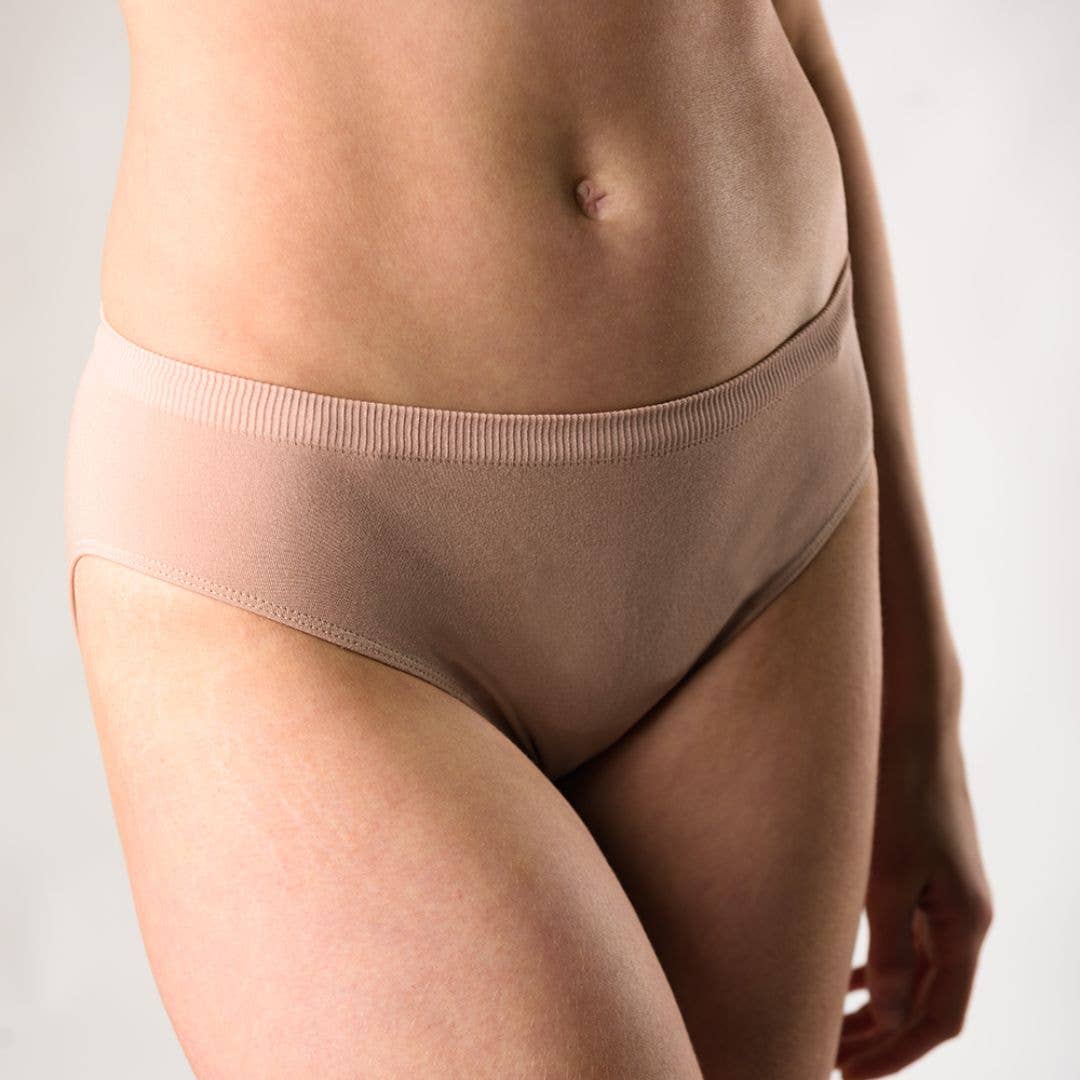 2 Piece/Pk Classic Cut Bamboo Underwear - Beige for wholesale on Faire0