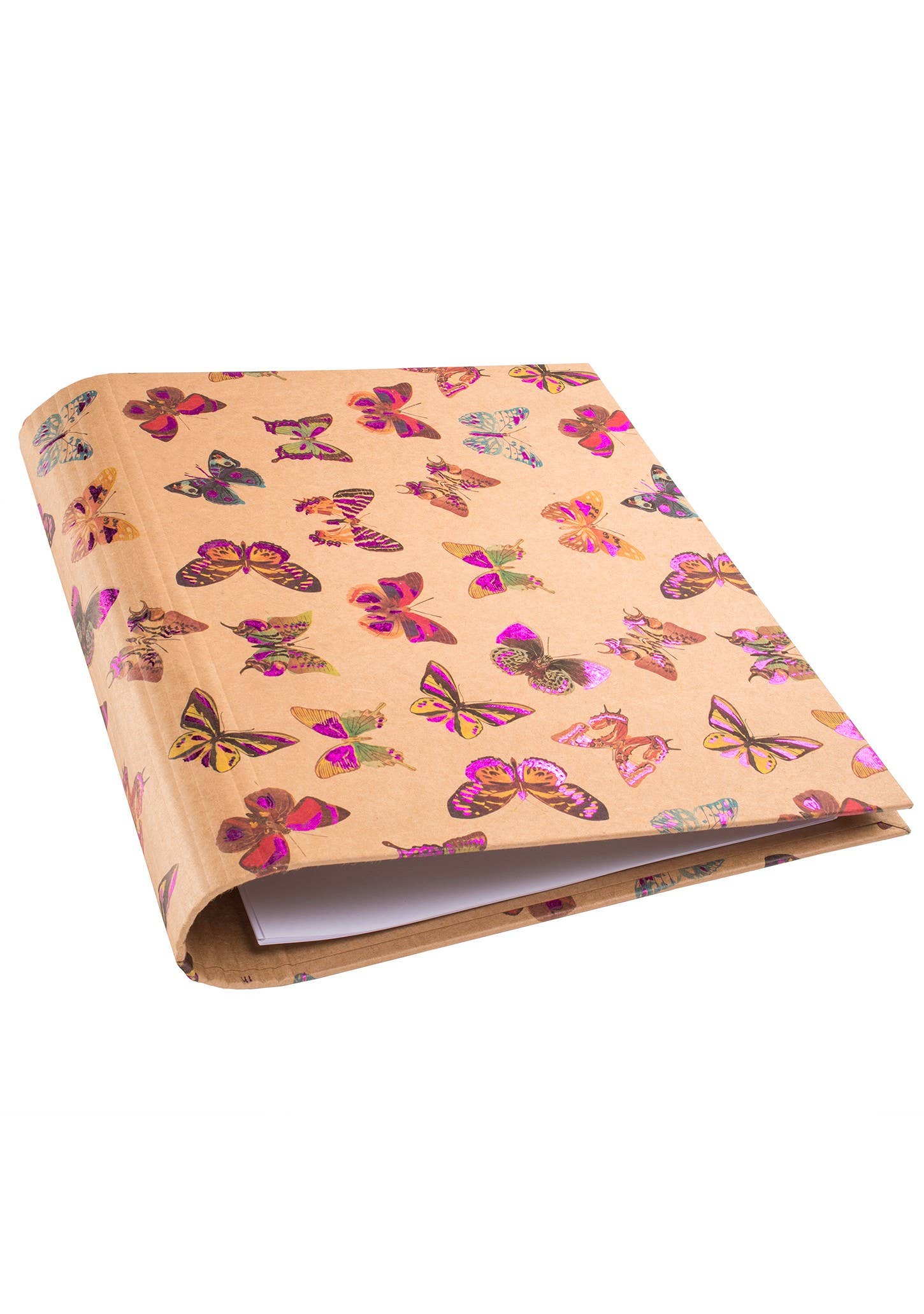Namaste - Wholesale Binder - Foiled Butterfly Design Bound Ring Binder1