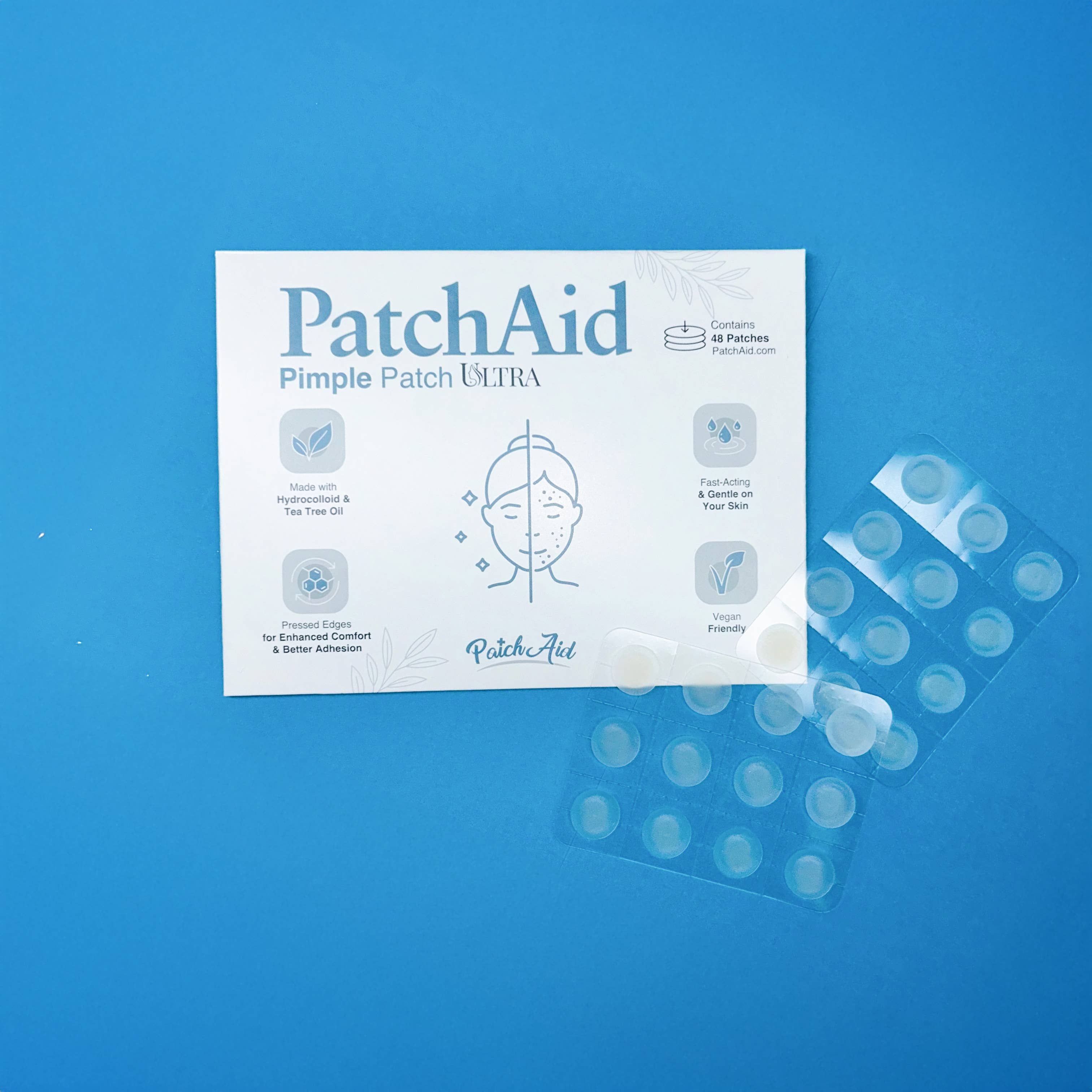 PatchAid - Wholesale Acne/Hydrocolloid Patch - Pimple Patch Ultra - Invisible with Tapered Edges7
