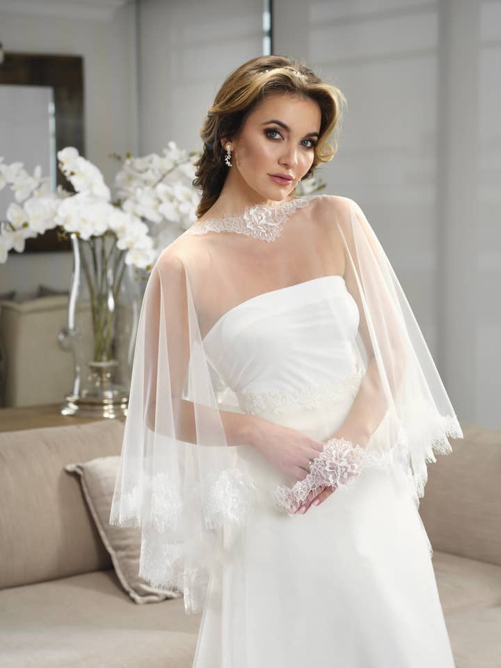 ivory Bridal bolero, wedding shawl, women jacket for wholesale on Faire