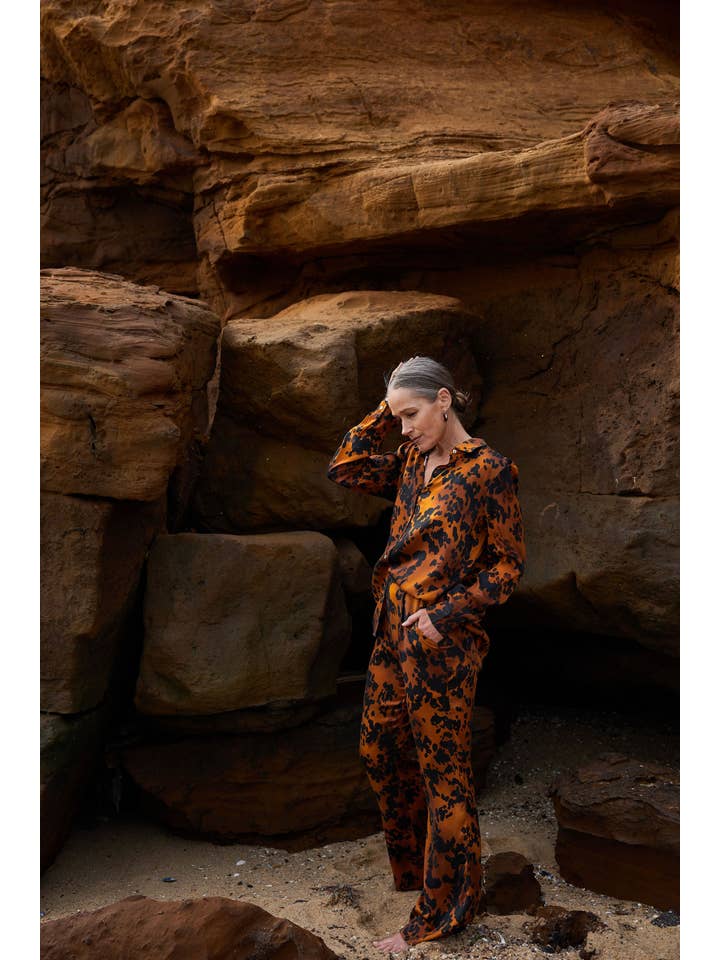 RALF STUDIOS - Wholesale Buttoned-down shirt – Women's - SOMERS SHIRT LIQUID BRONZE2