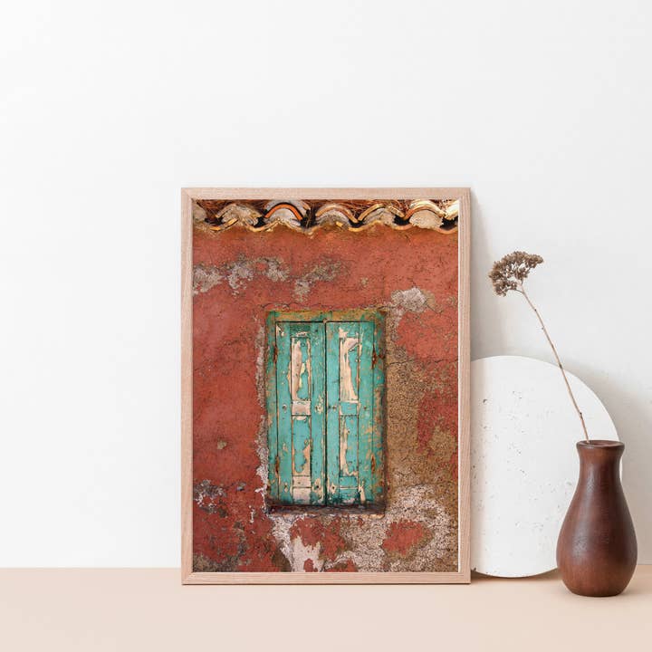 Rustic Window Shutters Art Print for wholesale by Veni Etiam Photography