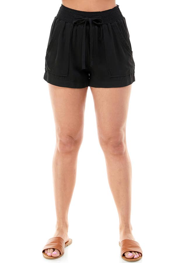 Veracci – Großhandel Shorts – Damen – Veracci Shorts mit gerafftem Bund aus Rayon5