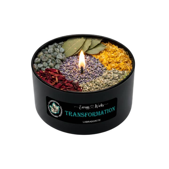 TRANSFORMATION CRYSTAL CANDLE for wholesale by Energy Wicks