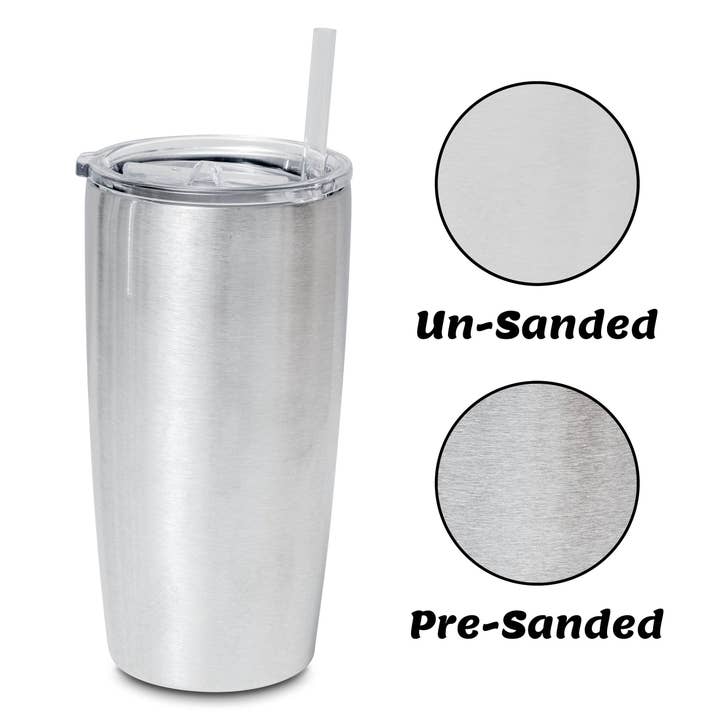 Pre-Sanded 20oz Tumbler for wholesale by MakerFlo