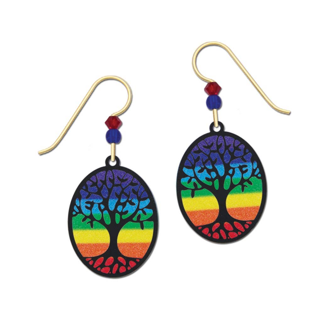 Left Hand Studios - Vendita all'ingrosso Orecchini pendenti - Albero arcobaleno