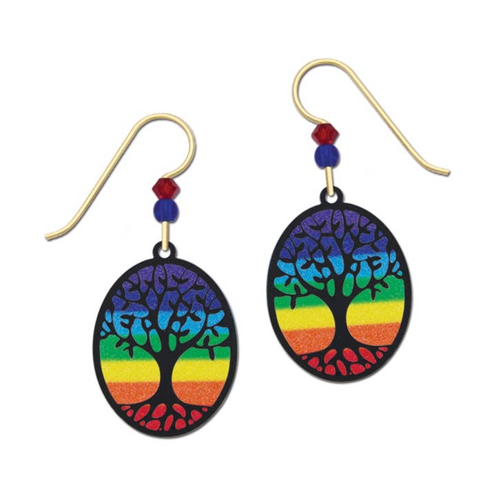 Left Hand Studios - Vendita all'ingrosso Orecchini pendenti - Albero arcobaleno0