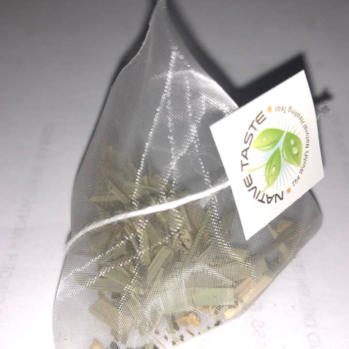 Native Taste Tea – Engroshandel Teposer – Citron mynte Hwentia te 50 Pyramid Corn Fiber teposer- 100%