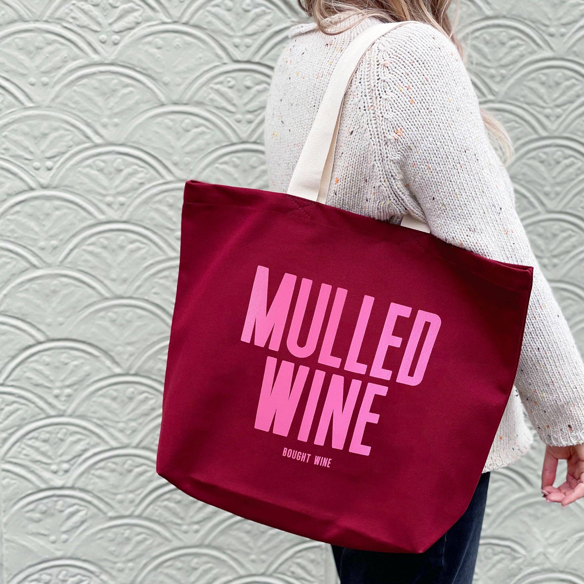 Alphabet Bags - Wholesale Tote Bag - Unisex - Mulled Wine (Bought Wine) - Burgundy Tote Bag4