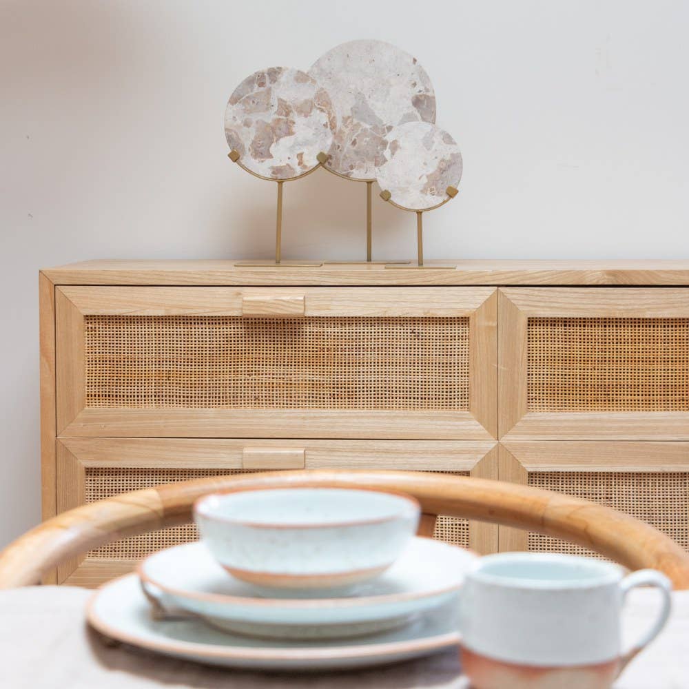 EARTHWARE - Wholesale Decorative Tabletop Object - Marble on stand Amélie S1