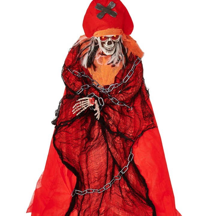 WORTH IMPORTS - Wholesale Outdoor Ornament/Decor - 54" Hanging Light Up Pirate In Chains0