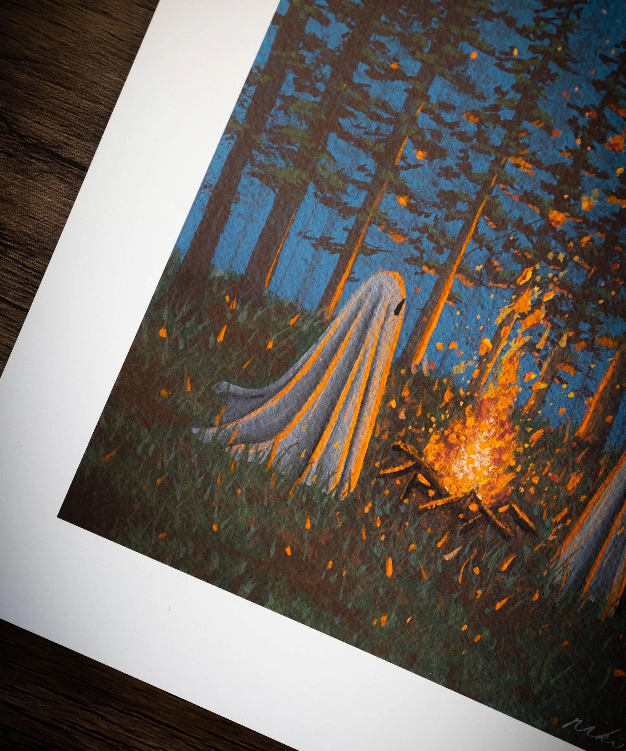 Gloomy Grove – Großhandel Kunstdruck – „Fireside“ | Kunstdruck3