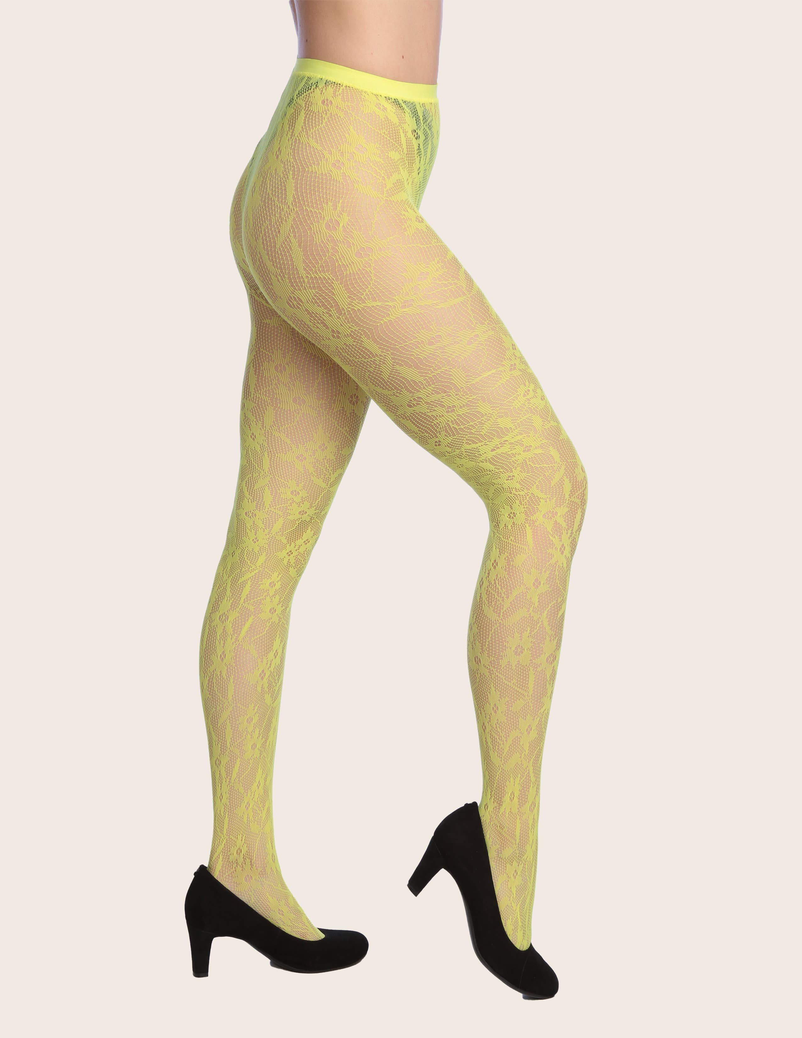 Isadora, Tipi toe, & James Fiallo - Wholesale Tights - Women's - Women Isadora Neon Patterned Fishnet Sexy Fashion Tights7